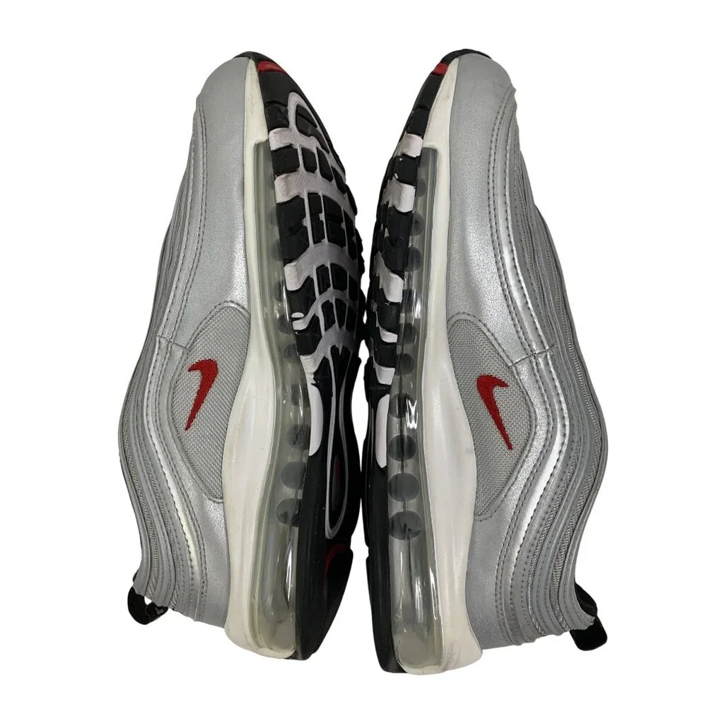 Nike Air Max 97 Silver Bullet Sneakers Youth 6.5Y O10705 EUC 918890-001 Athletic - Picture 6 of 10